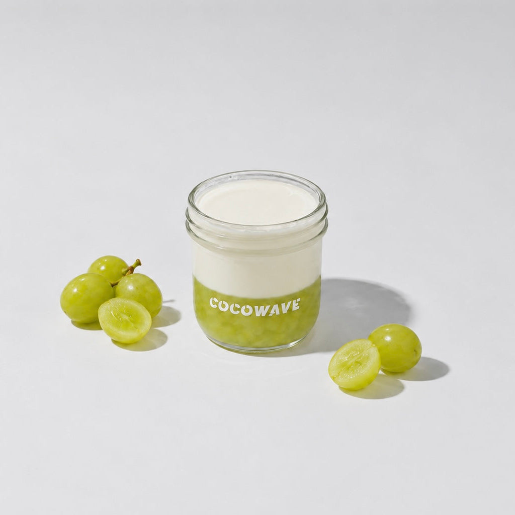 Shine Muscat Fresh Coconut Pudding