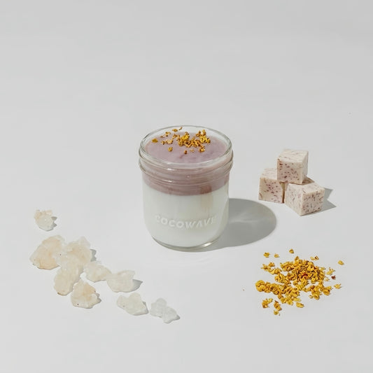 芋泥雪燕鲜椰冻 Taro & Snow Nest Coconut Pudding