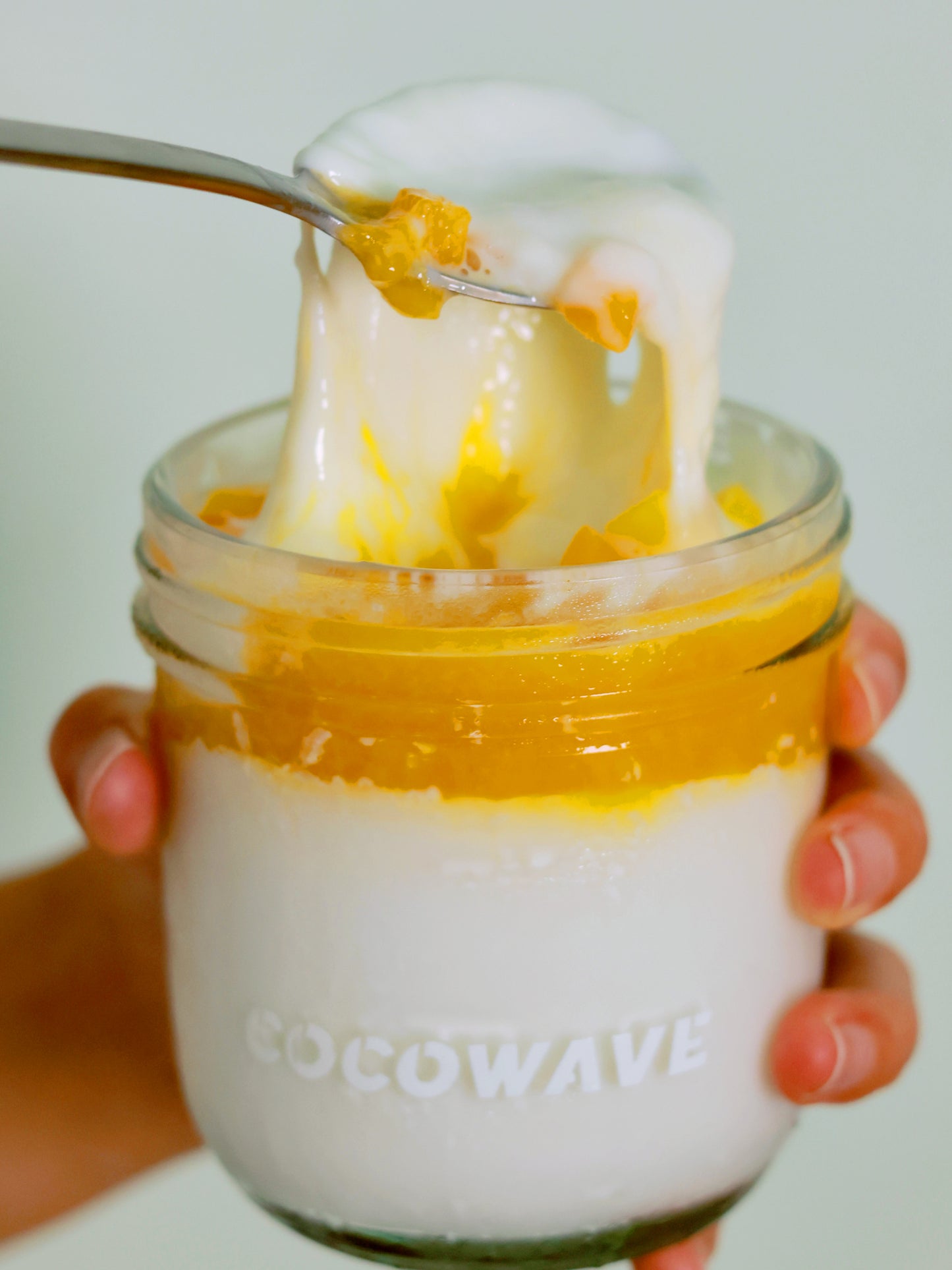 芒果鲜奶麻薯鲜椰冻 Mango Mochi Coconut Pudding