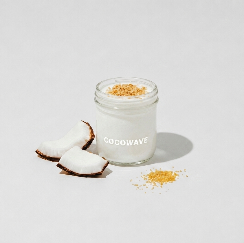 7日锁鲜 · 罐装鲜椰冻（全奶）Fresh NamHom Coconut Pudding in Jar (Original)