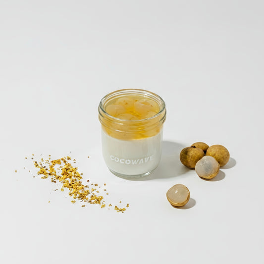 金桂龙眼鲜椰冻 Osmanthus Longan Coconut Pudding
