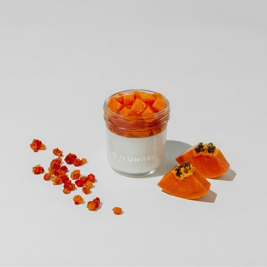 木瓜桃胶鲜椰冻 Papaya Peach Gum Coconut Pudding