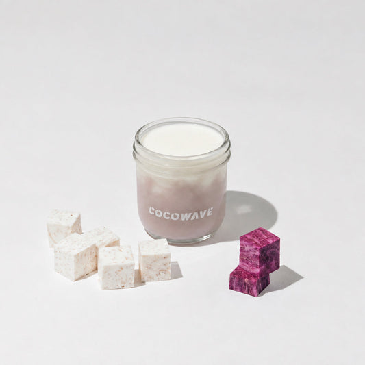 Taro Mochi Fresh Coconut Pudding
