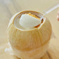 *招牌*原只香水鲜椰冻（全奶） Signature Fresh NamHom Coconut Pudding With Toasted Coconut Flakes (Original)